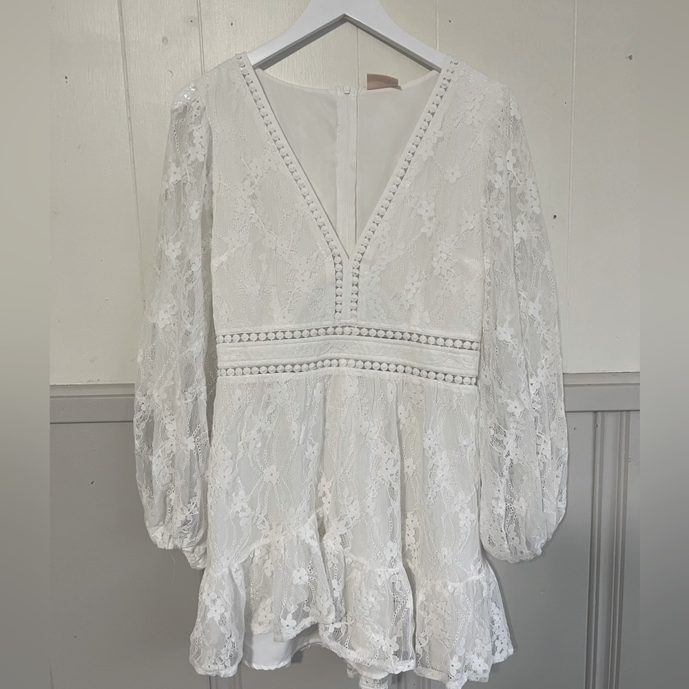 Saige + Paige White dress.